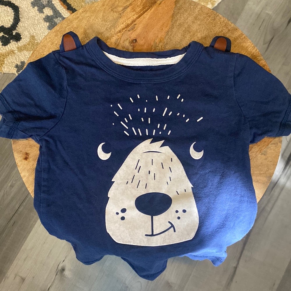Carter’s Teddy Beat T-Shirt with EARS! Toddler 3T Soft Felt Face